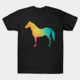 Rainbow horse silhouette T-Shirt